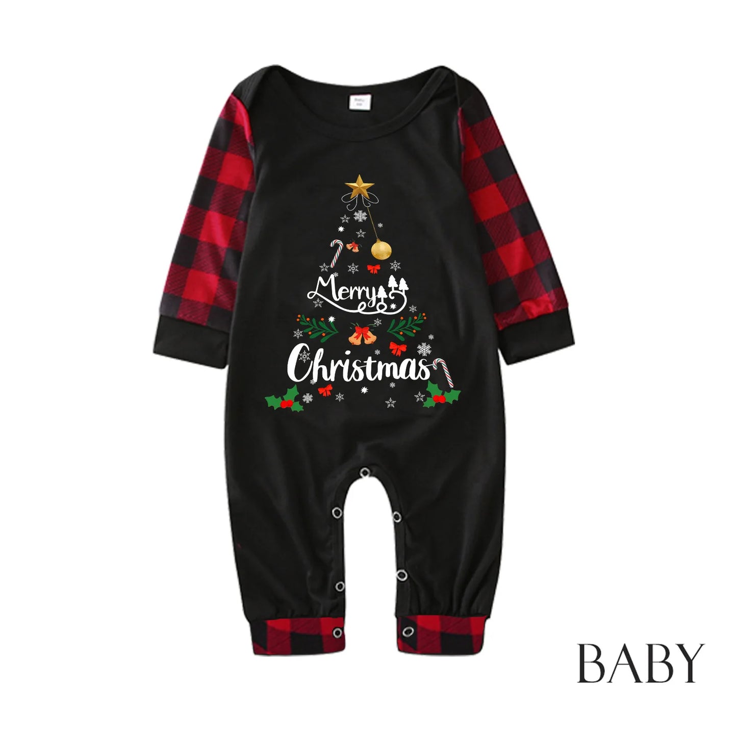 2025 New Family Matching Outfits Merry Christmas Print Adults Kids 2 Pieces Pajamas Set Soft Loose Sleepwear Xmas Look Pyjamas