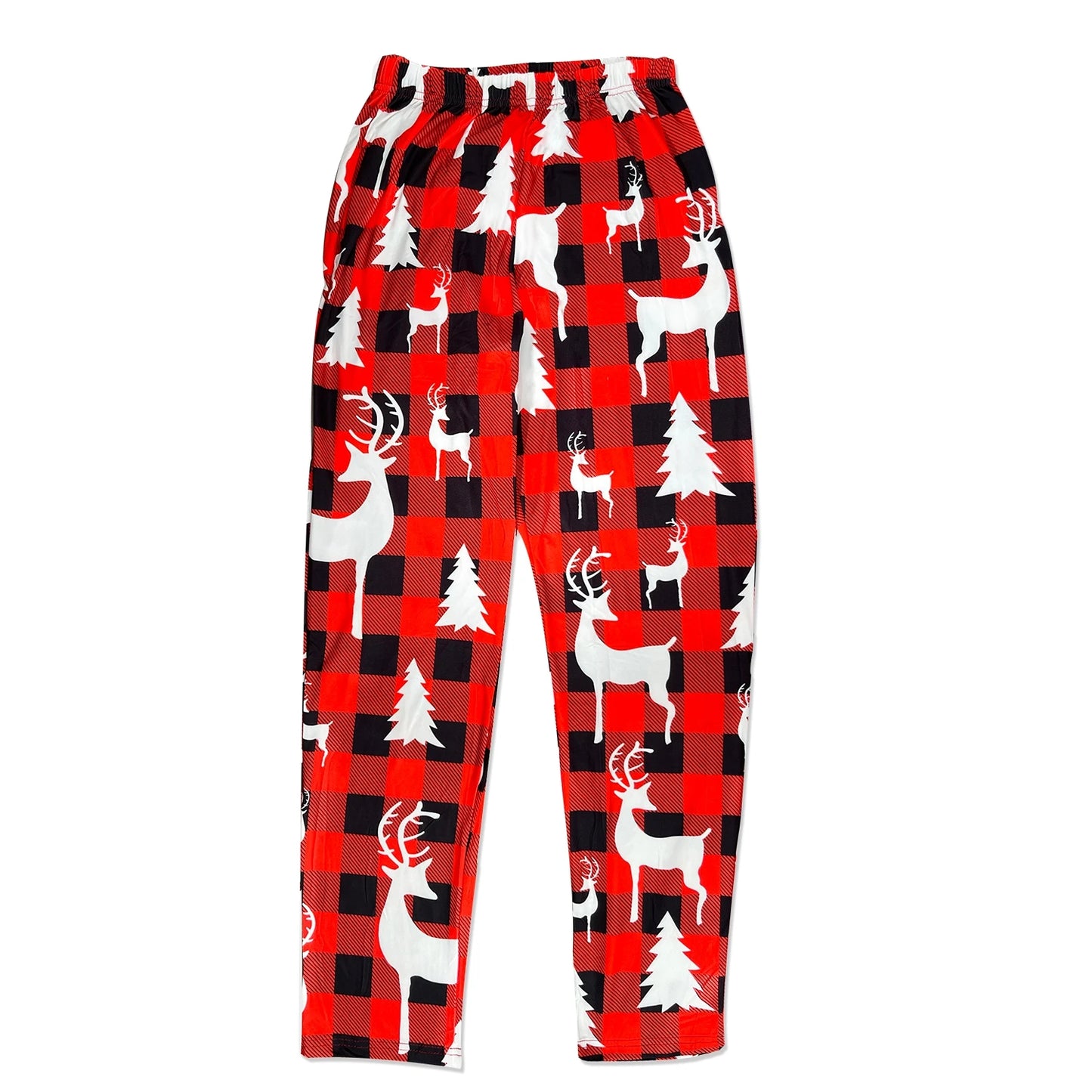 New 2025 Year's Costume for Family Christmas Pajamas Set Elk Print Mom Daughter Dad Son Matching Clothes Soft Sleepwear Xmas Look Pjs