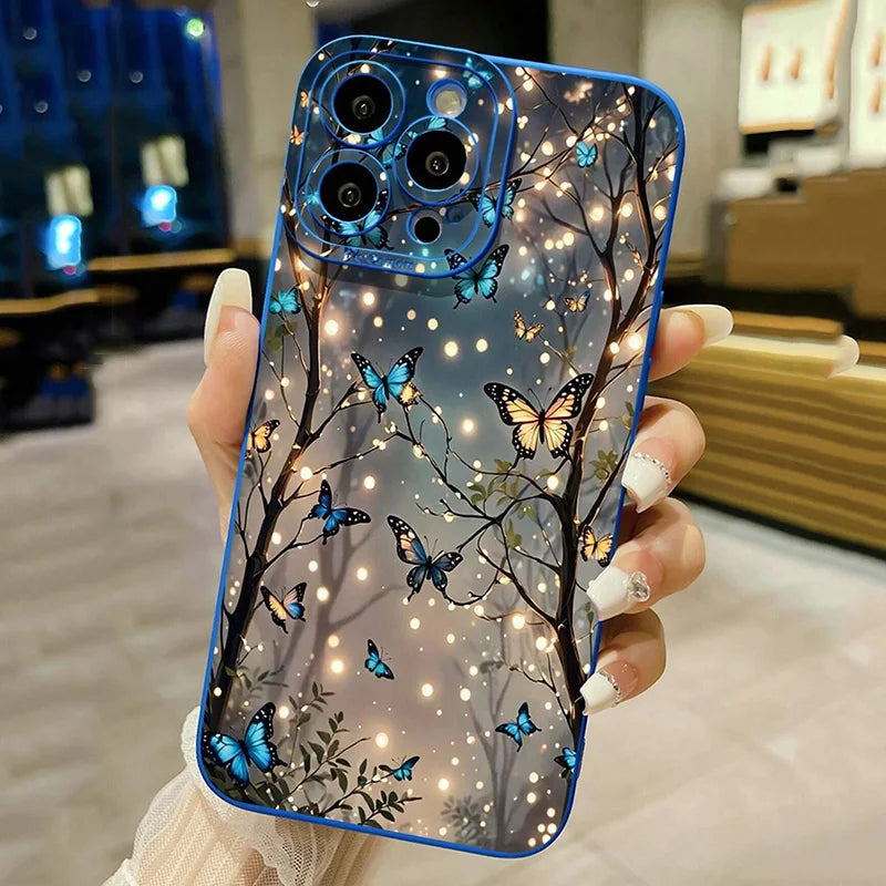Samsung Galaxy Phone Case Glow In The Dark Butterfly